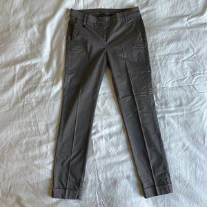 Manila Grace women's gray chino pant - Size: 6 US/40 IT
